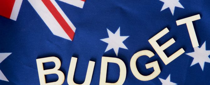 Australian flag depicting federal budget 19/20 instant asset write off